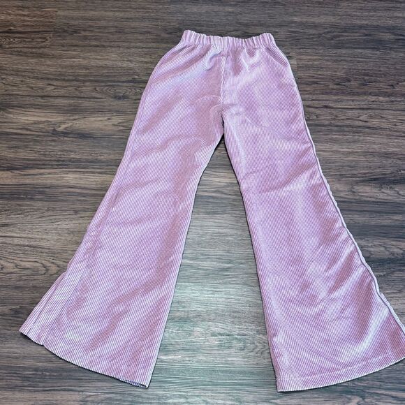 BDG Urban Outfitters High Waisted Mauve Pink Corduroy Flare Pants Size S-P - Picture 11 of 11